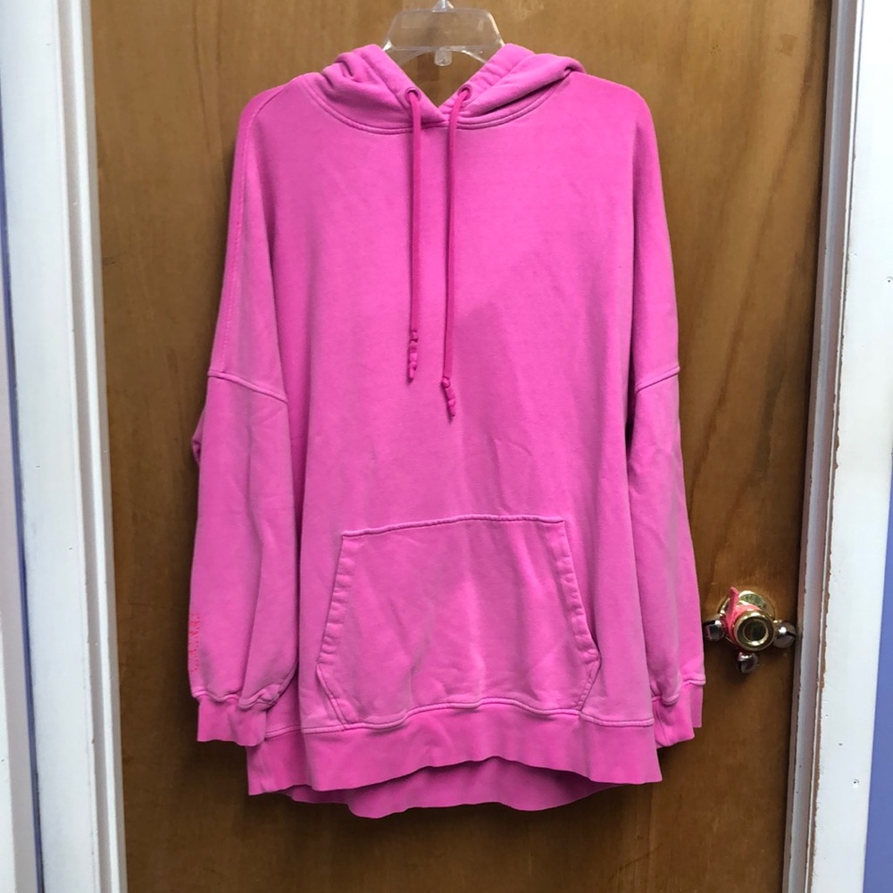 UGG Pink Oversized Long Sleeve Sweatshirt